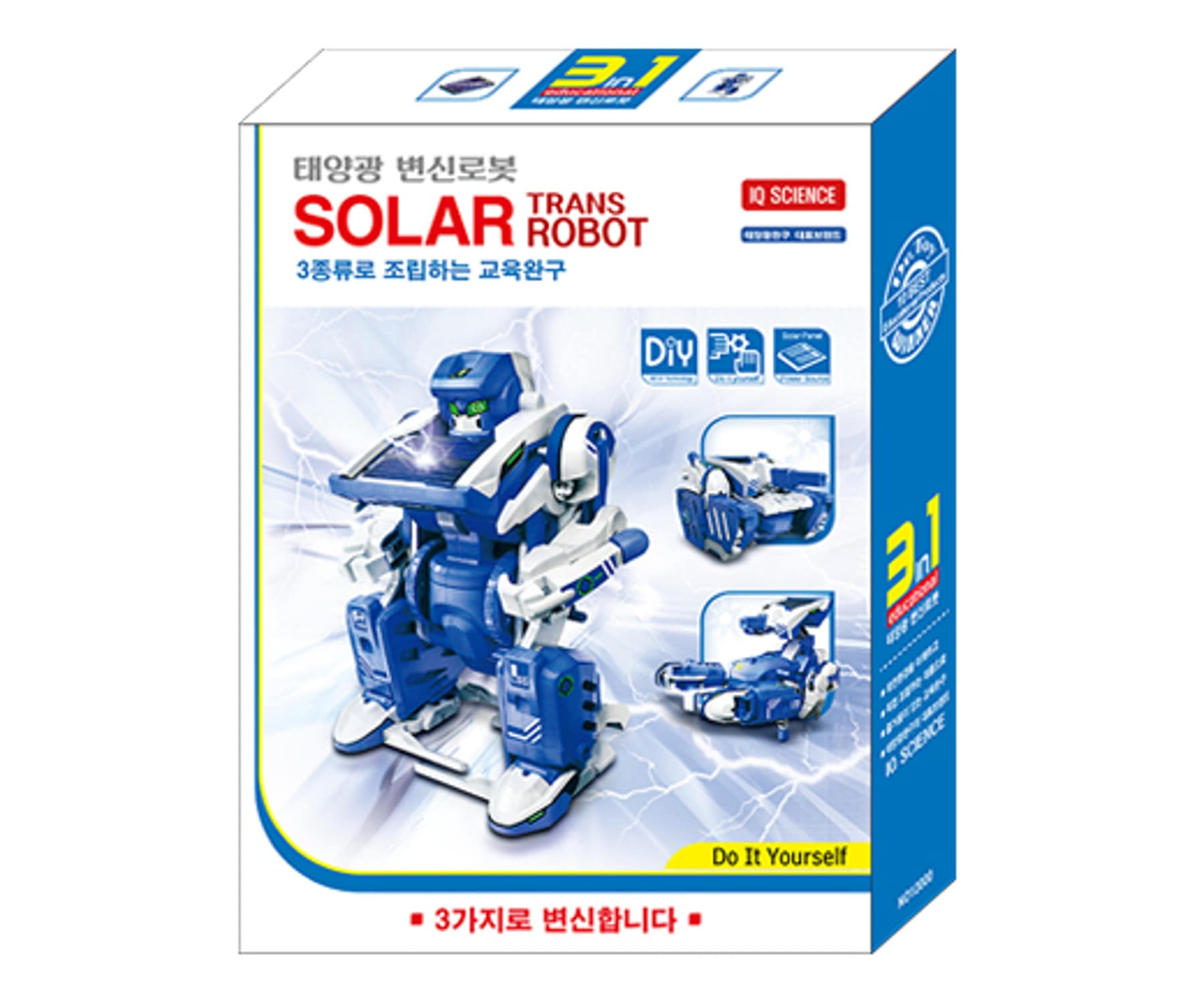 태양광 프라모델 - 3종 변신로봇